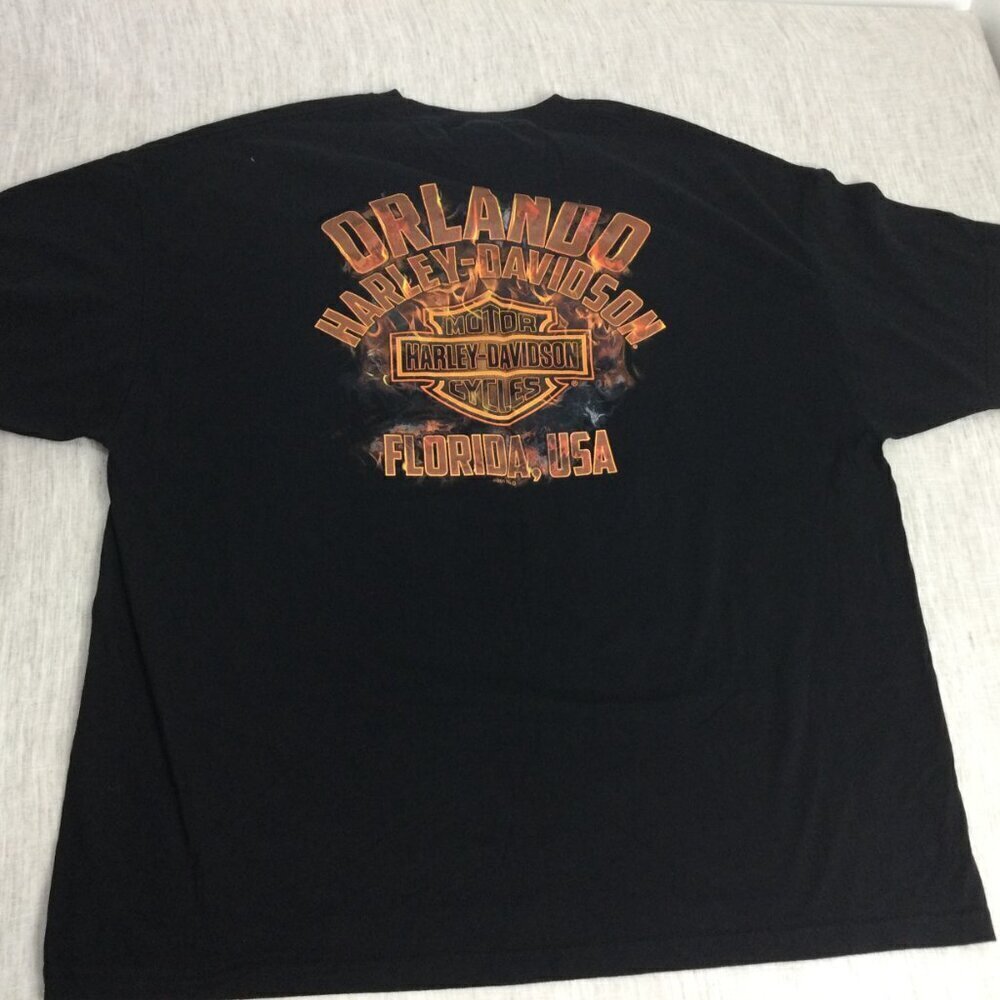 Men's Harley Davidson Motorcycles Orlando Tee Shirt, Size 3XL - Picture 2 of 3